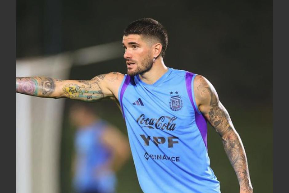 &nbsp;Rodrigo De Paul habló sobre la lesión que le aqueja y del partido ante Países Bajos. (Foto: Instagram)