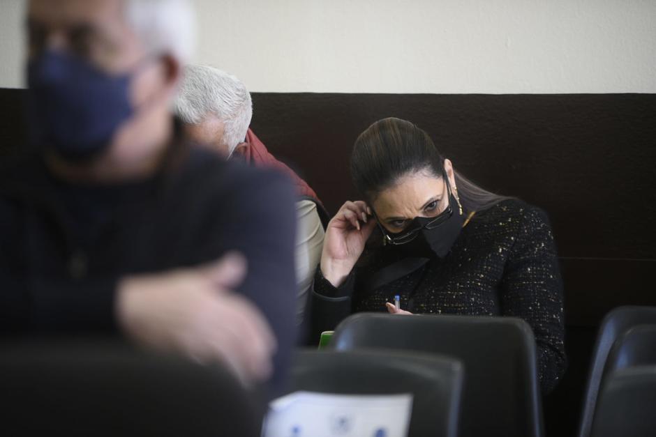 La exvicepresidenta est&aacute; en la audiencia de reparaci&oacute;n digna. (Foto: Wilder L&oacute;pez/Soy502)