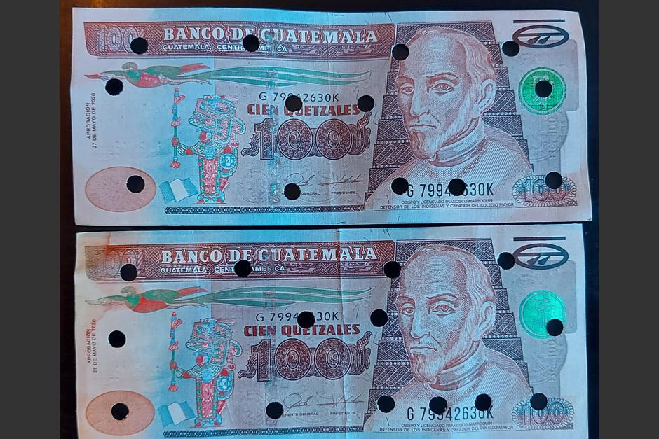 Reportan que en Villa Nueva están circulando billetes falsos. (Foto: Dalia Santos/Redes Sociales)