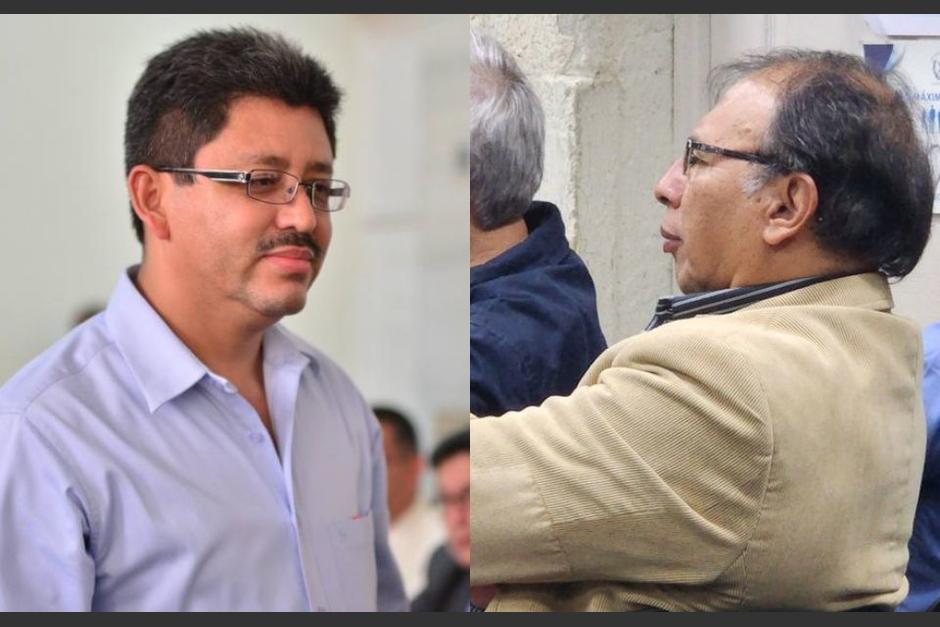 Omar Franco y Giovanni Marroquín Navas fueron beneficiados en el caso traficantes de influencias. (Foto: Soy502/Archivo)
