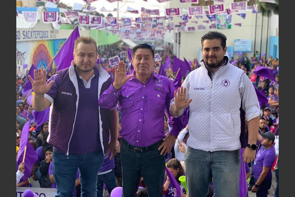 José Armando Ubico realiza campaña política por el partido Todos. (Foto: Archivo/Soy502)