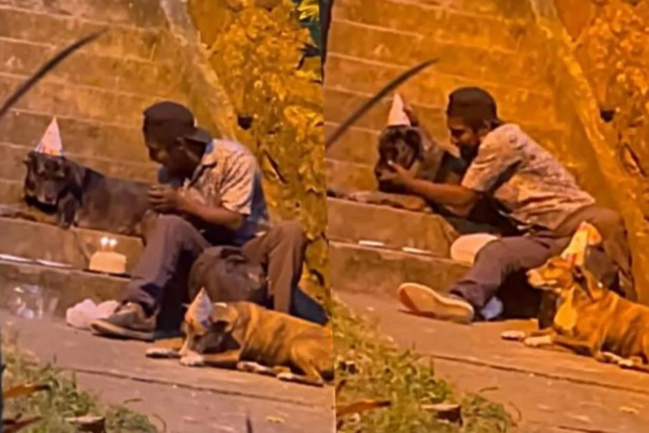 El gesto ha conmovido a los internautas. (Foto: Captura de pantalla)