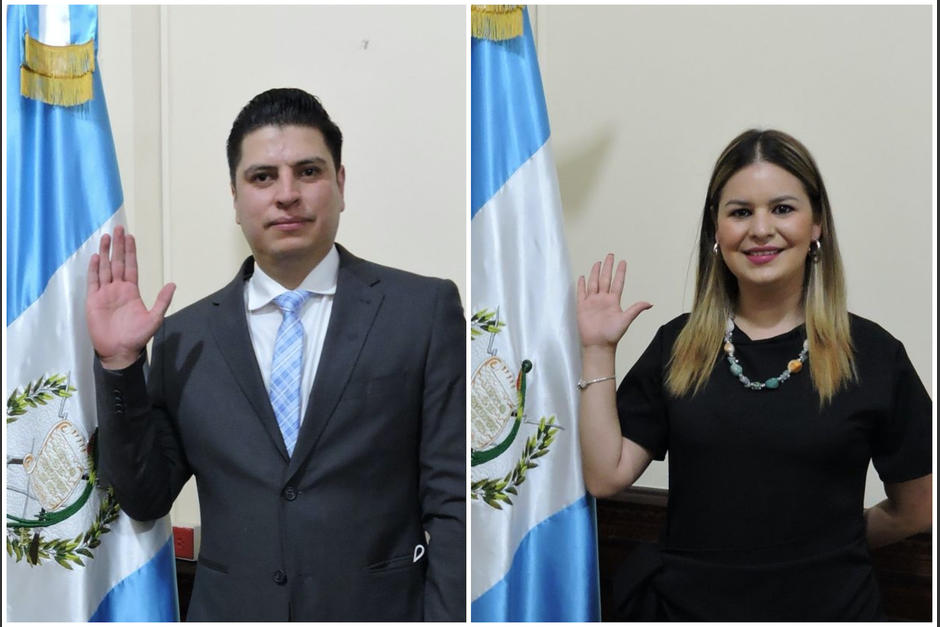 Mario Luis Prado L&oacute;pez, viceministro del Deporte; y su esposa Ruth Liliana L&oacute;pez Salazar, han tenido un r&aacute;pido ascenso en el Gobierno. (Foto: Soy502)