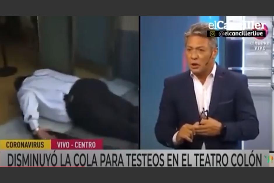 El hecho no ha pasado desapercibido por los internautas que han difundido las imágenes en redes sociales. (Captura Video)