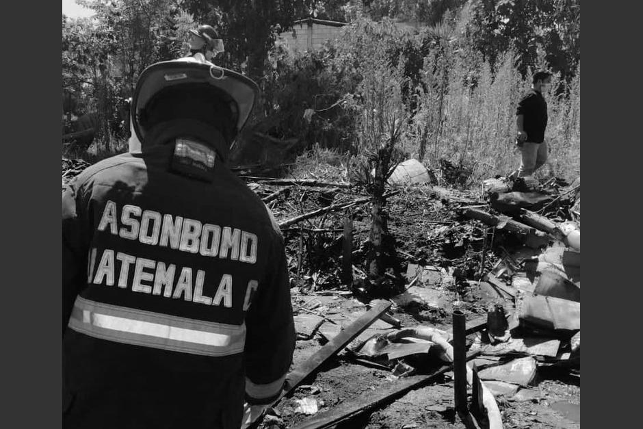 Un muerto y dos heridos tras una explosión en una fábrica de cohetes en Chimaltenango. (Foto: Bomberos Municipales Departamentales)