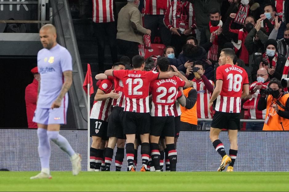 El&nbsp;Athletic de Bilbao deja fuera al Barcelona en los tiempos extras. (Foto: AFP)