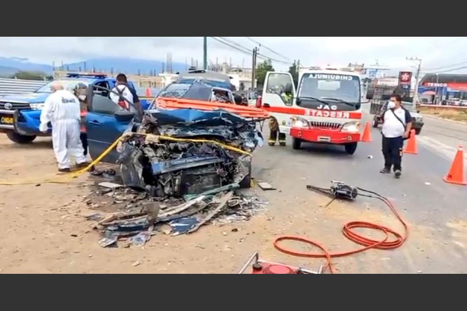 Los migrantes sufrieron un fuerte accidente en el oriente del pa&iacute;s. (Foto: Twitter)