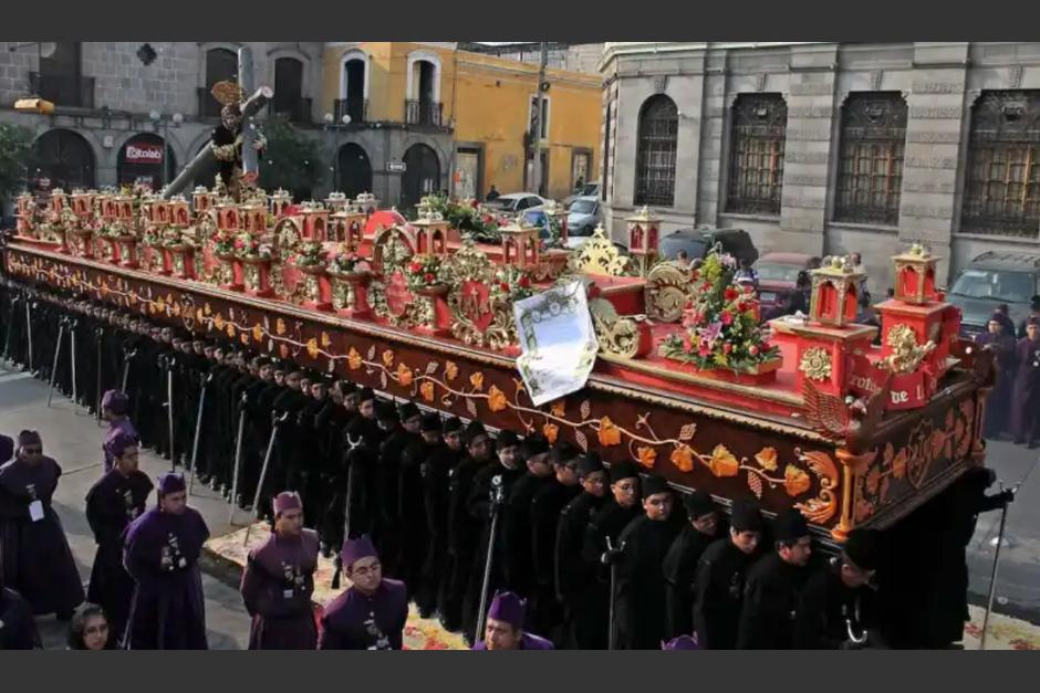 La procesi&oacute;n de Jes&uacute;s de Nazareno del Templo de San Juan de Dios en Quetzaltenango hab&iacute;a obtenido permiso para realizar actividades p&uacute;blicas. (Foto: Facebook/Congregaci&oacute;n)