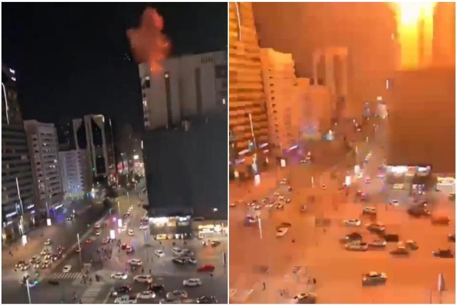 La explosión sorprendió a una gran cantidad de personas que caminaba cerca del edificio. (Captura Video)