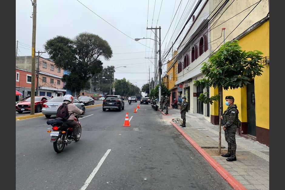 Los soldados se han dispersado por varias zonas de la capital guatemalteca. (Foto: Ej&eacute;rcito de Guatemala)