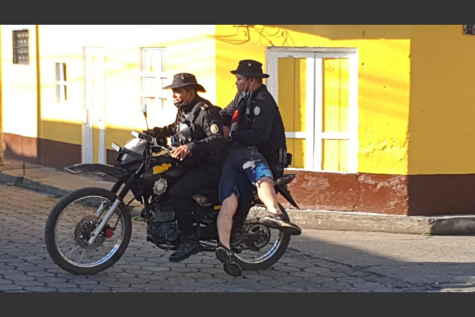 Las autoridades recapturaron a un reo que se fug&oacute; de tribunales en Coatepeque, el pasado 14 de febrero. (Foto: Cortes&iacute;a)