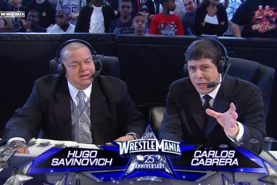 Carlos Cabrera y Hugo Savinovich formaron una entrañable mancuerna de comentaristas en al WWE. (Foto: El Comercio)