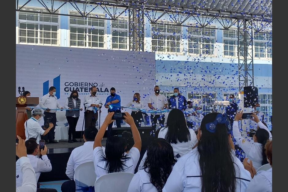 El ciclo escolar 2022 fue inaugurado este lunes en Escuintla. (Foto: SCSPR)&nbsp;
