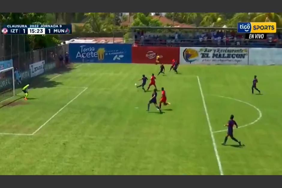 El cuadro rojo no pudo mantener la ventaja que hab&iacute;a conseguido en los primeros minutos del partido. (Captura Video)