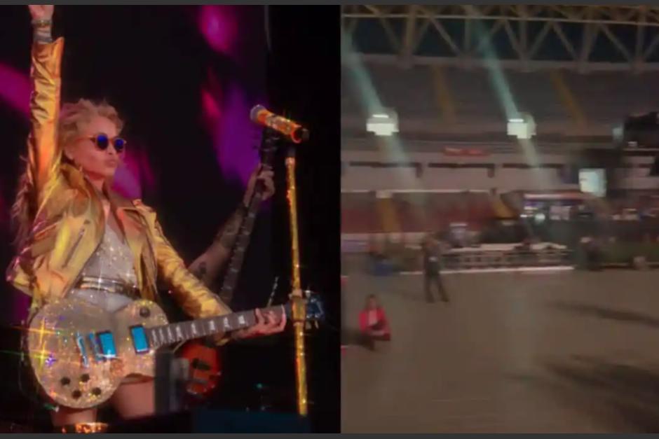 Paulina Rubio regal&oacute; entradas para un concierto en Costa Rica y el lugar estuvo casi vac&iacute;o. (Foto: Redes sociales)