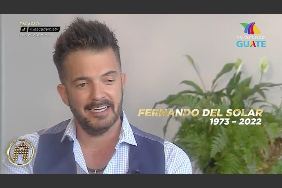 La producci&oacute;n del programa dedic&oacute; este recital a uno de sus conductores emblem&aacute;ticos. (Captura Video)