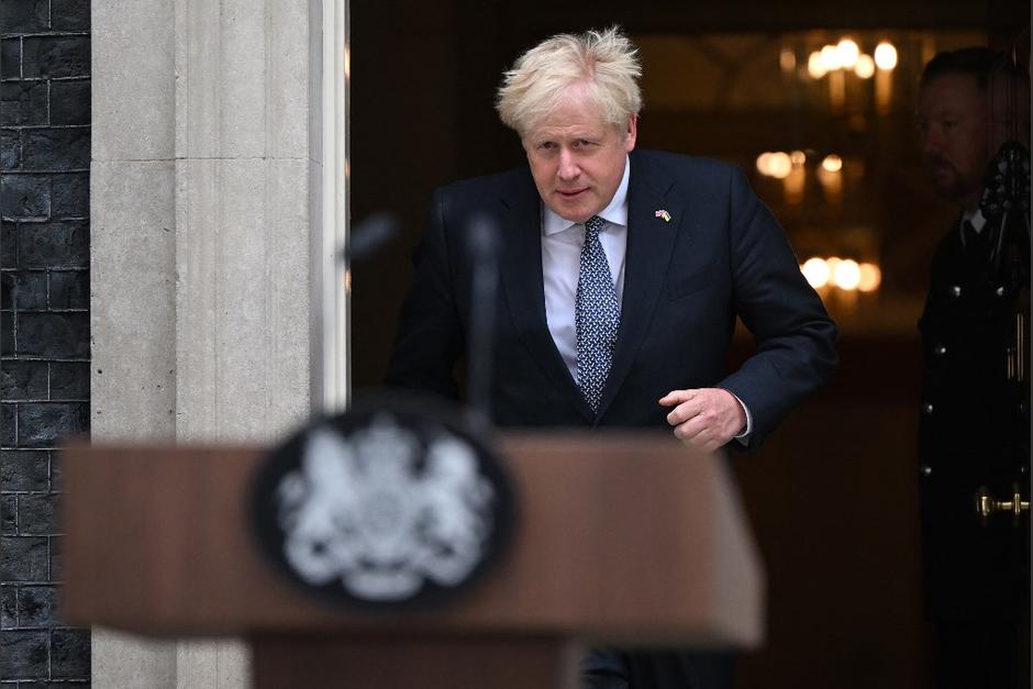 El primer ministro británico, Boris Johnson, renunció como líder del Partido Conservador. (Foto: AFP)