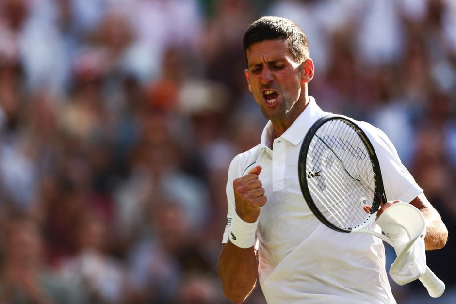 Djokovic avanzó a la gran final de Wimbledon. (Foto: AFP)