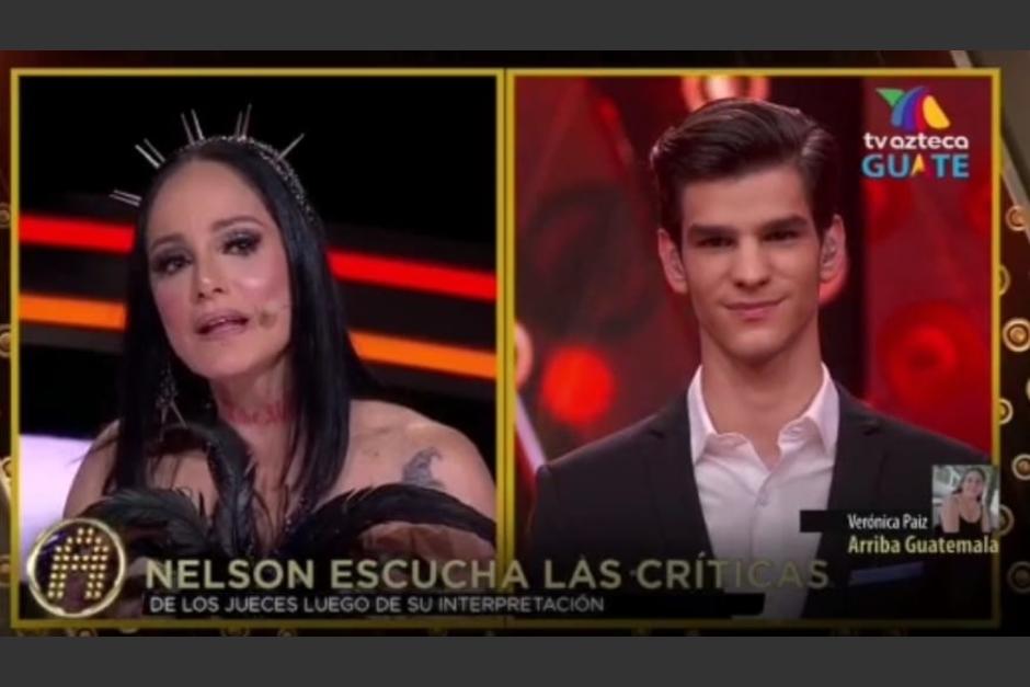 A Nelson no le fue muy bien en su interpretación de esta noche. (Foto: La Academia)