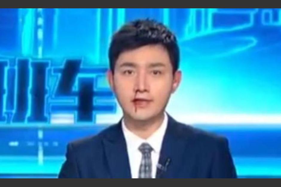 Un presentador de televisi&oacute;n en China sufri&oacute; una hemorragia durante programa en vivo. (Foto: LaPatilla)
