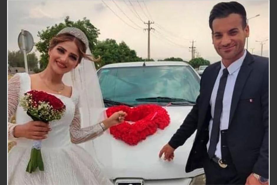 La pareja celebraba su uni&oacute;n con sus amigos y familia cuando ocurri&oacute; la desgracia. (Foto: Daily Mail)