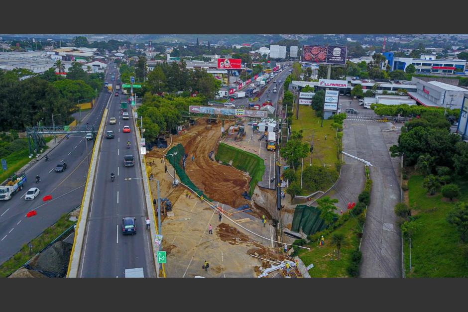 Los trabajos en el agujero de Villa Nueva continÃºan y se espera que pronto se coloquen los puentes. (Foto: Covial)