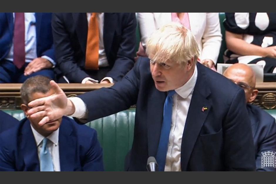 Tras su última sesión de preguntas, Boris&nbsp;Johnson se despidió así de los parlamentarios. (Foto: AFP)&nbsp;