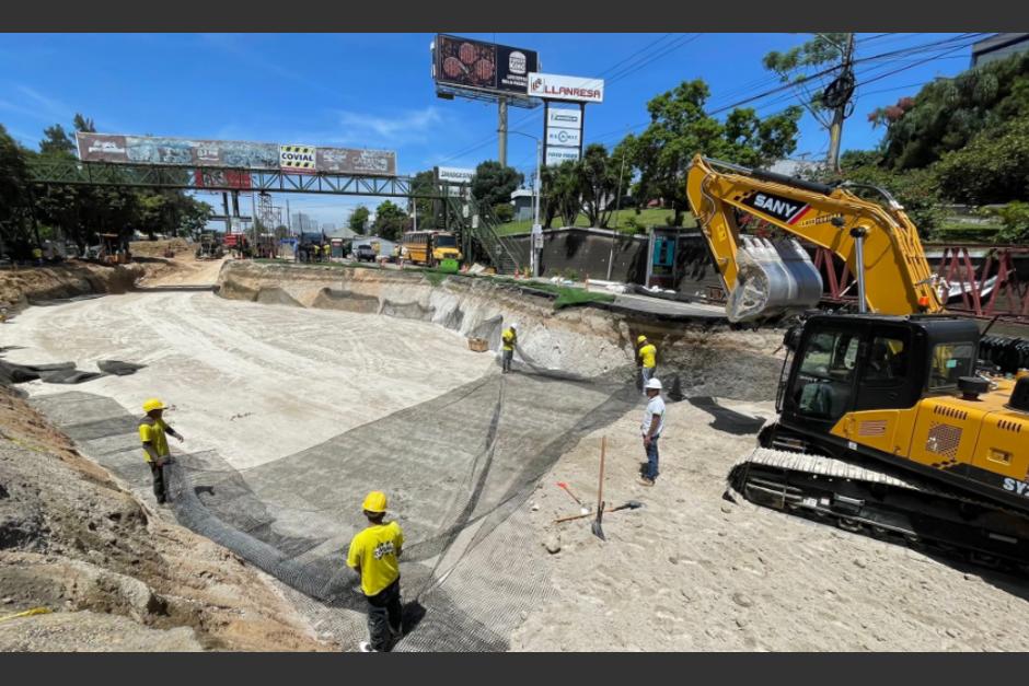 Esto dice Covial por la inundación en el agujero de Villa Nueva