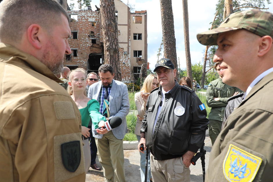 El presidente Alejandro Giammattei viaj&oacute; a Ucrania con una comitiva oficial de tres personas. (Foto: Presidencia)