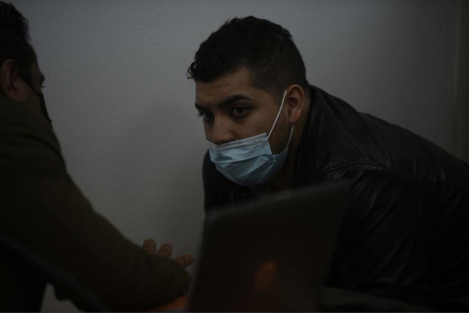 Jorge Zea, acusado del asesinato de su esposa, Luz Mar&iacute;a L&oacute;pez, durante el juicio en su contra. (Foto: Wilder L&oacute;pez /Soy502)&nbsp;