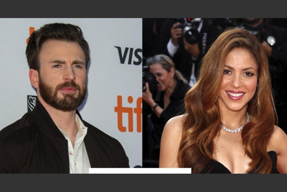 Chris Evans se hizo tendencia tras seguir a Shakira en Instagram. (Foto: El Siglo de Durango)