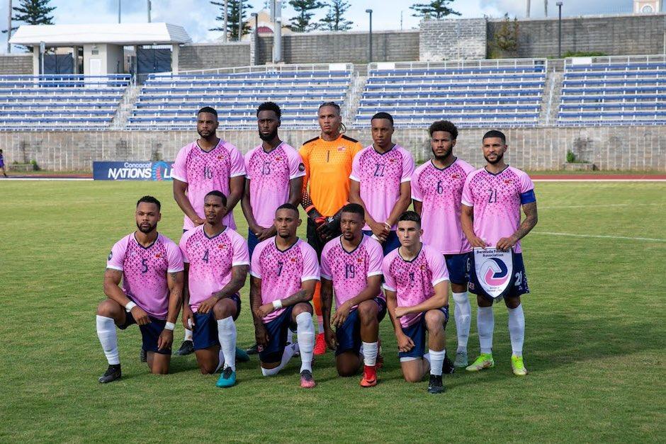 El partido correspondiente a la Liga C ha dejado esta obra maestra de gol. (Foto: Selecci&oacute;n de Bermudas)