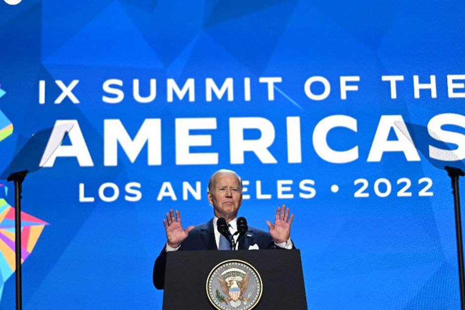 El presidente de EEUU, Joe Biden, abogó por la democracia en América. (Foto: AFP)&nbsp;