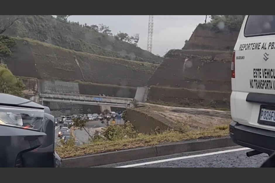 La VAS sufre complicaciones en el tráfico debido al cierre de la ruta al Pacífico. (Foto: captura pantalla)&nbsp;