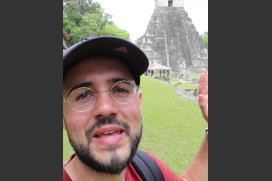 El tiktoker espa&ntilde;ol "Paulino G" visit&oacute; el Parque Nacional Tikal. (Foto: captura de pantalla/Tik tok)
