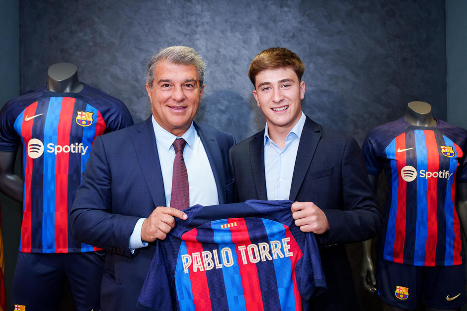 Pablo Torre tiene 19 a&ntilde;os y ha decidido incorporarse al FC Barcelona. (Foto: FC Barcelona)