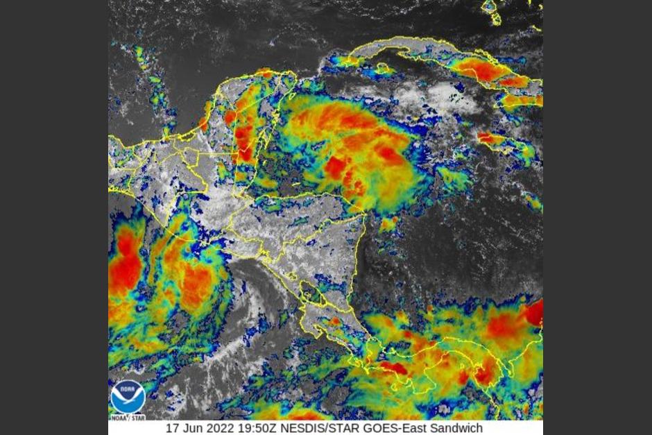 La depresión tropical continuará afectando el territorio guatemalteco. (Foto: CONRED)