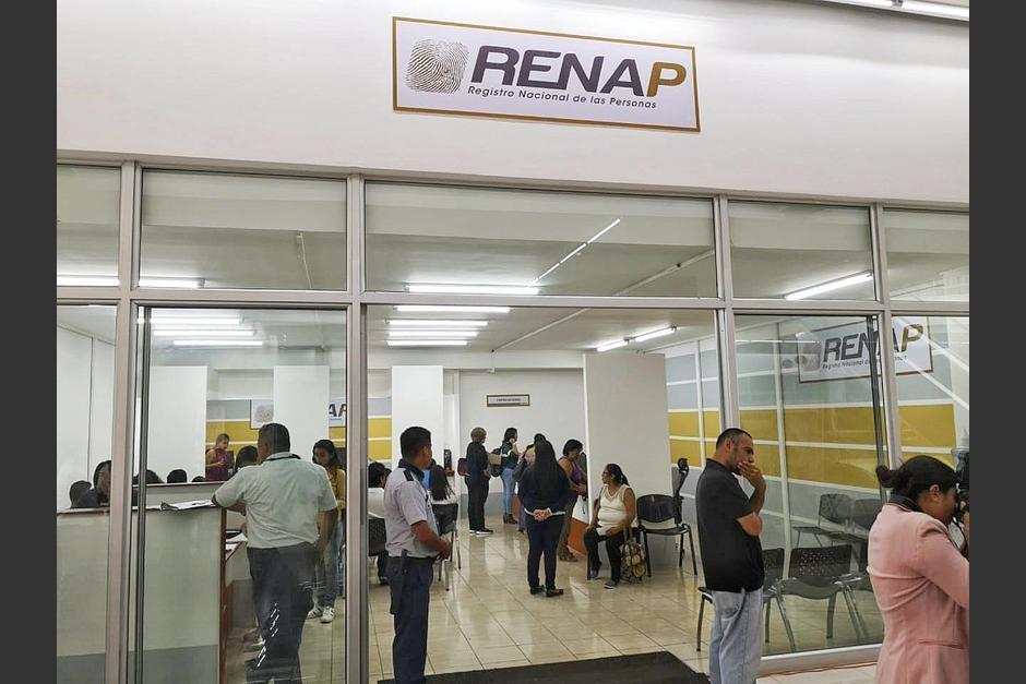 Instalaciones de RENAP. (Foto: RENAP)&nbsp;
