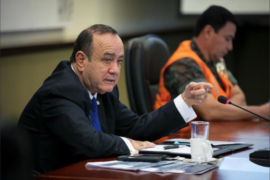 El presidente Alejandro Giammattei se encuentra reunido en Consejo de Ministros. (Foto: Gobierno de Guatemala)&nbsp;