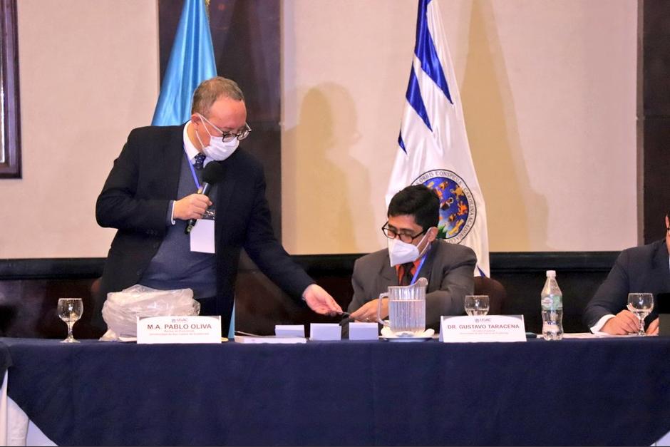 EL Consejo Superior Universitario eligió al nuevo magistrado de la CC. (Foto: Soy Usac)&nbsp;