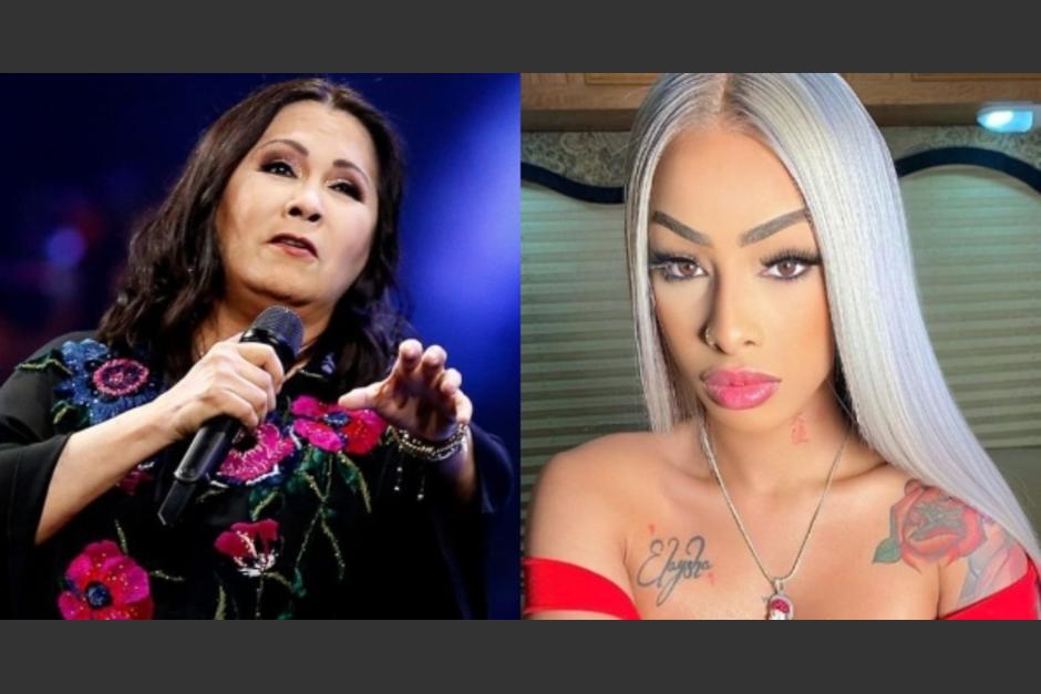 La famosa se dirigi&oacute; a Karol G y Yailin la m&aacute;s viral reaccion&oacute;. (Fotos: Actitud Fem)