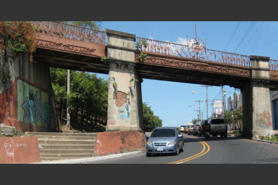 El Puente La Barranquilla se inauguró el 30 de junio de 1894. (Foto: Municipalidad de Guatemala)