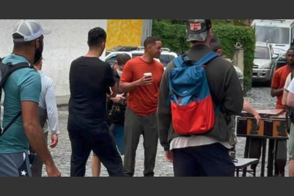 Will Smith grab&oacute; varias escenas para un documental en Antigua Guatemala. (Foto: captura video)&nbsp;