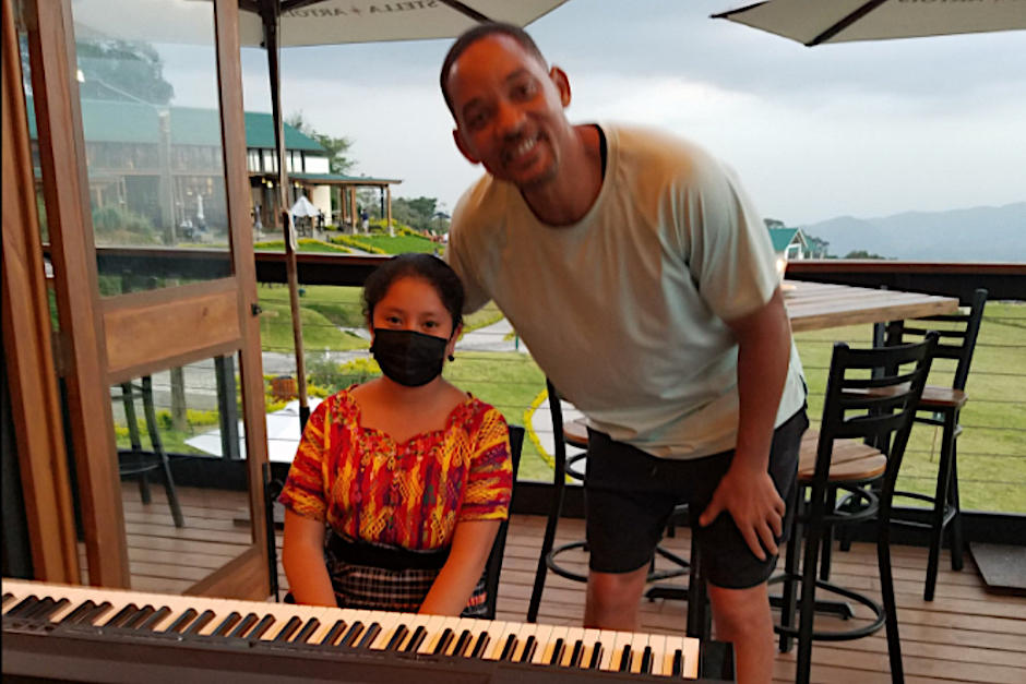 El actor estadounidense conoció a la guatemalteca. (Foto: Yahaira Tubac)