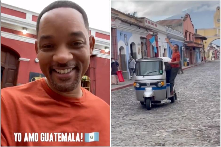 Will Smith presumió en redes sociales su estadía en Guatemala. (Foto: captura de pantalla)&nbsp;