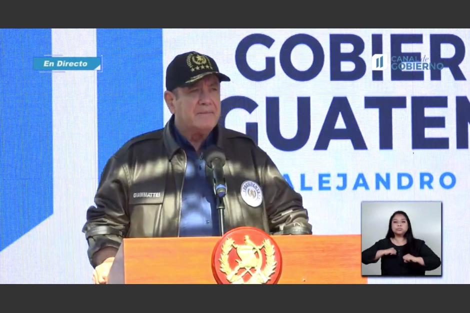 El presidente Alejandro Giammattei anunci&oacute; que el Gobierno de Guatemala pagar&aacute; un subsidio para beneficiar a los usuarios de energ&iacute;a el&eacute;ctrica. (Foto: Captura de video)