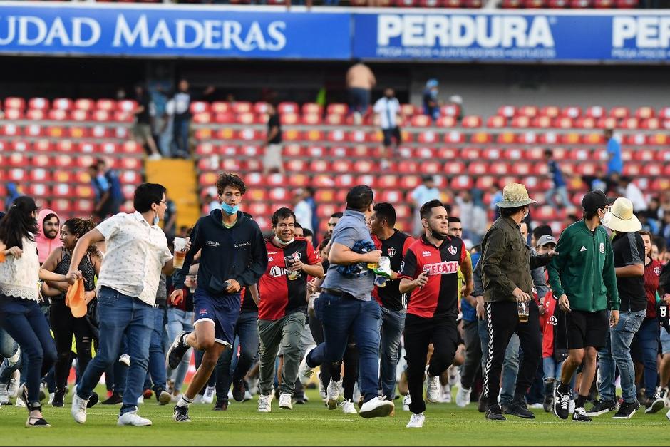 El gobernador de Querétaro confirma que no hay ningun fallecido tras la trágedia en el estadio La Corregidora. (Foto: AFP)&nbsp;