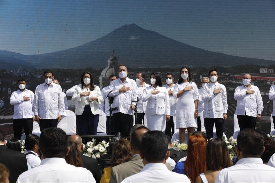 El presidente Alejandro Giammattei y varios miembros de su gabinete participaron en el Congreso Iberoamericano por la Vida y la Familia. (Foto: DCA)