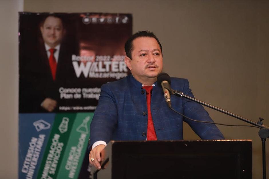 Walter Mazariegos sería el candidato del oficialismo, según denuncias de personas con estrecha relación con el proceso en la Usac. (Foto: Facebook Walter Mazariegos)&nbsp;
