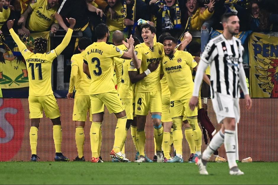 El Villarreal sorprendió al dejar en el camino a la Juventus que decepcionó a sus aficionados. (Foto: AFP)